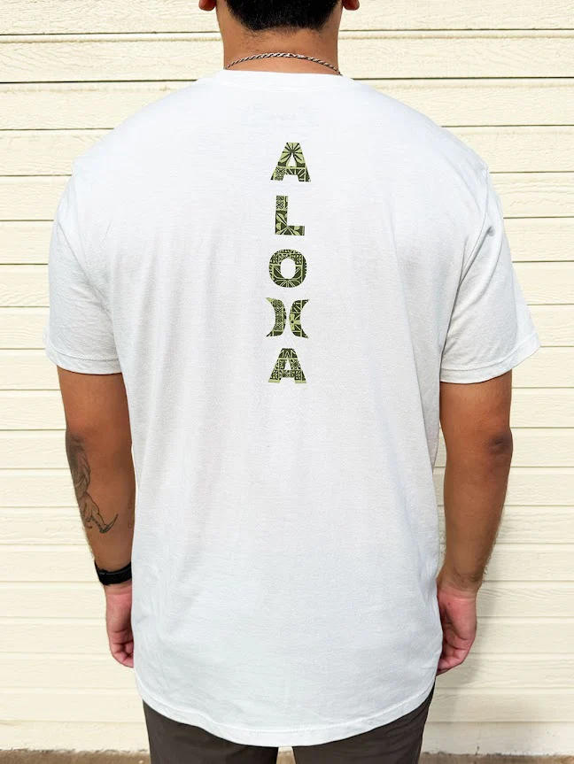 HURLEY ALOHA FILL TEE - NATURAL (282)