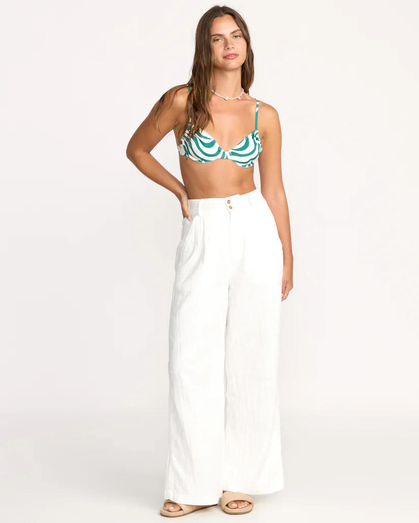 BILLABONG TAILOR MADE WOMENS PANT - SALT CRYSTAL WHITE