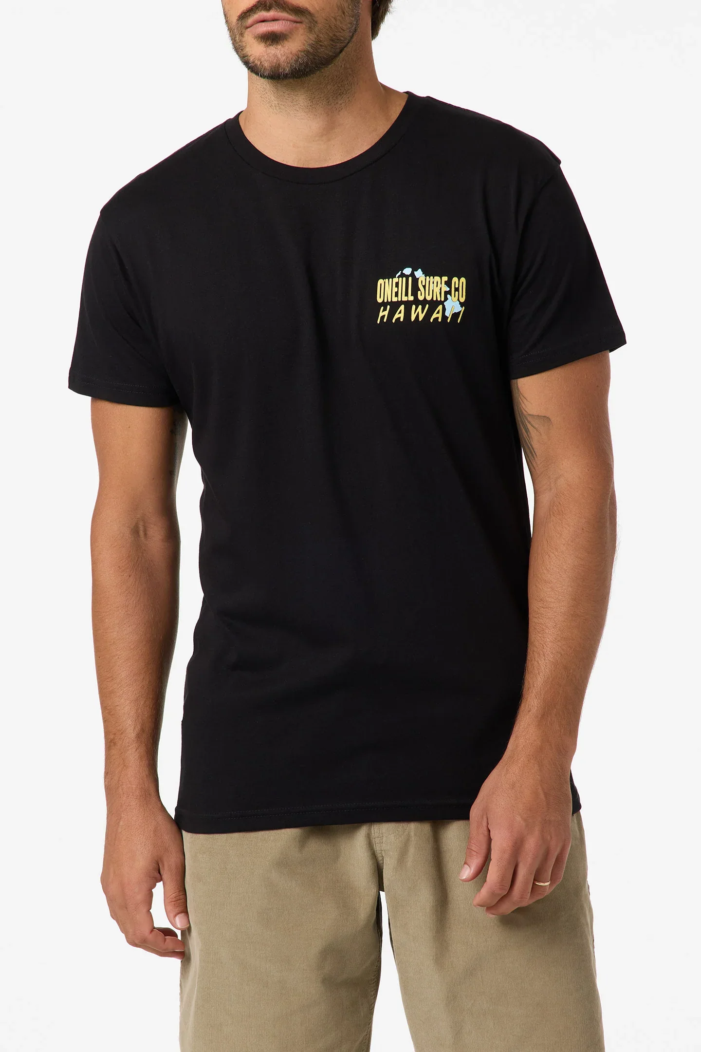 O'NEILL HAWAII TREVALLY CLASSIC TEE - BLACK - Image 2