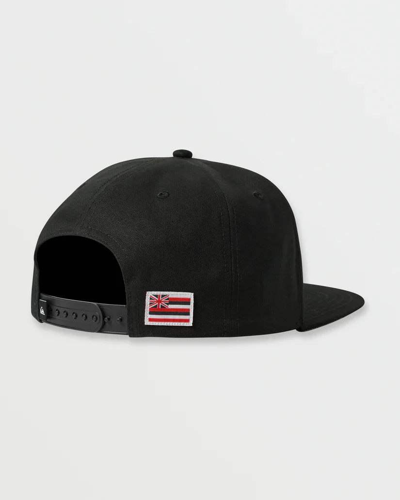 QUIKSILVER HAWAII ISLANDS SNAPBACK HAT - BLACK - Image 2