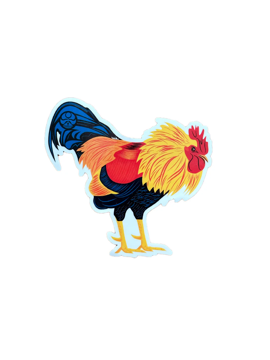 HIC HAWAII STATE ROOSTER DECAL