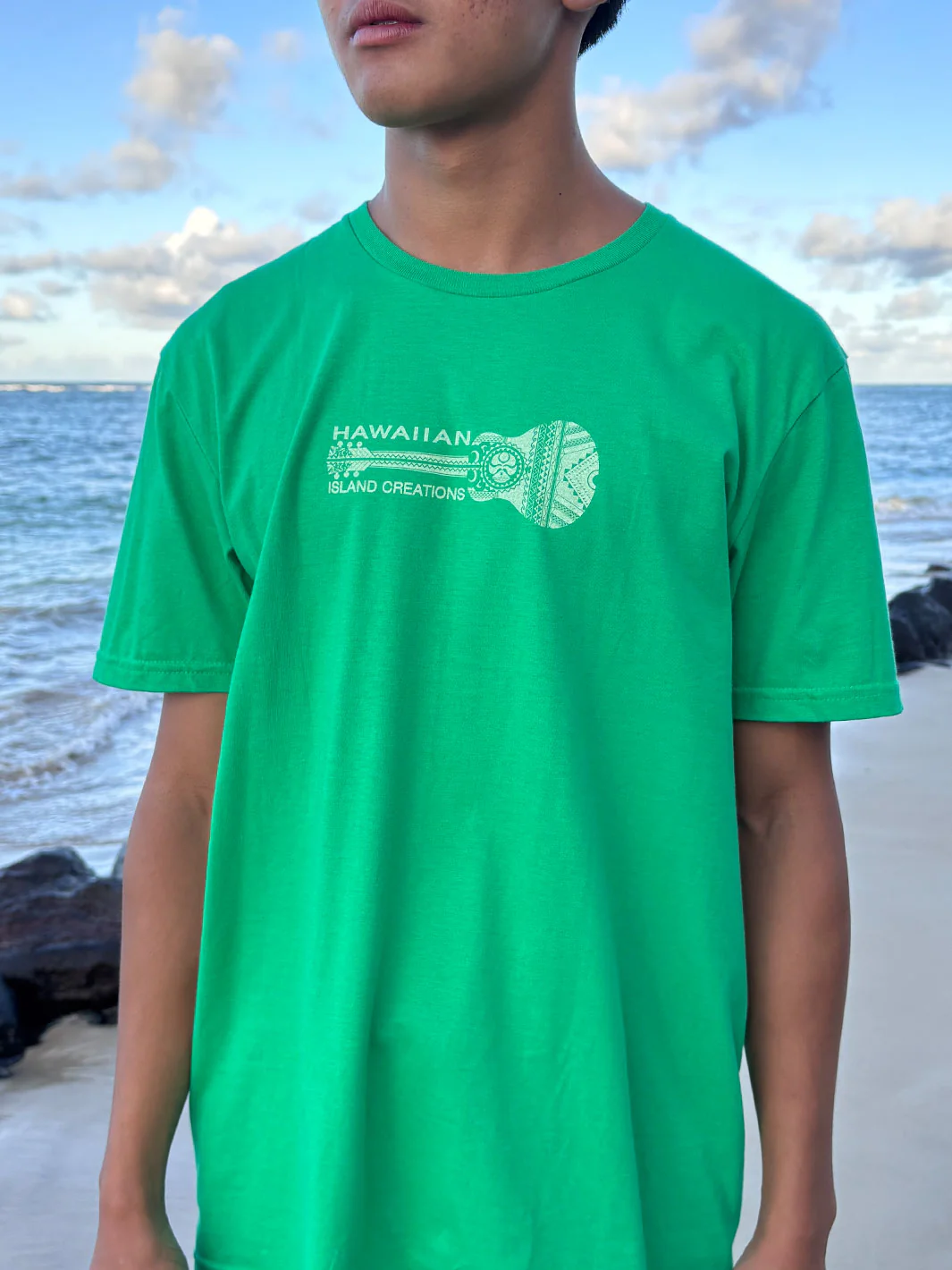 HIC HAWAIIAN SOUL TEE - IRISH GREEN - Image 2