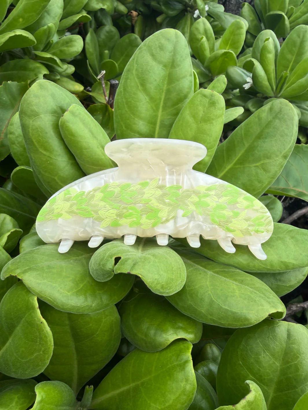 HIC PAKALANA HAIR CLAW - WHITE