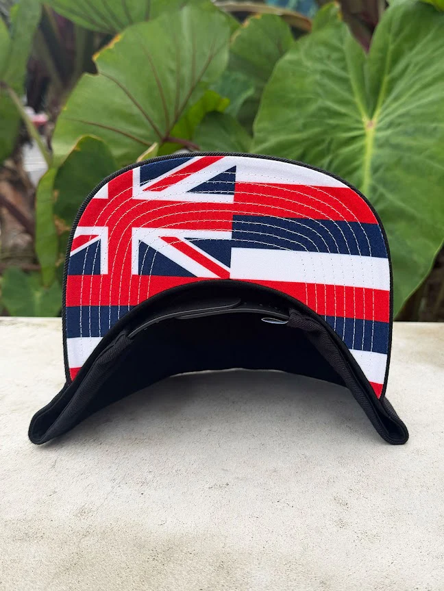 HURLEY HAWAII SNAPBACK HAT - BLACK (022) - Image 2