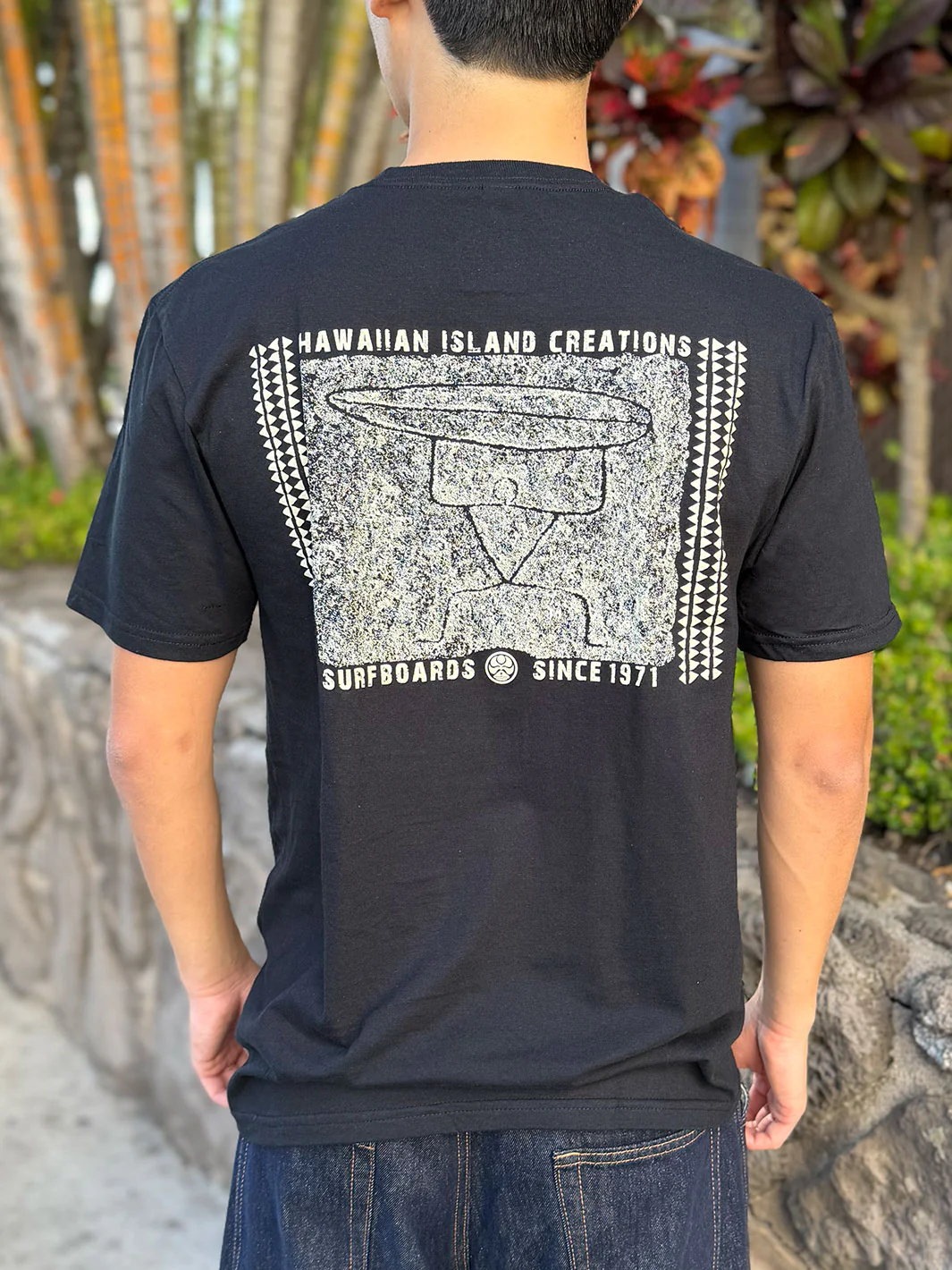 HIC PETRO SURF BIG BRADDAH TEE - BLACK