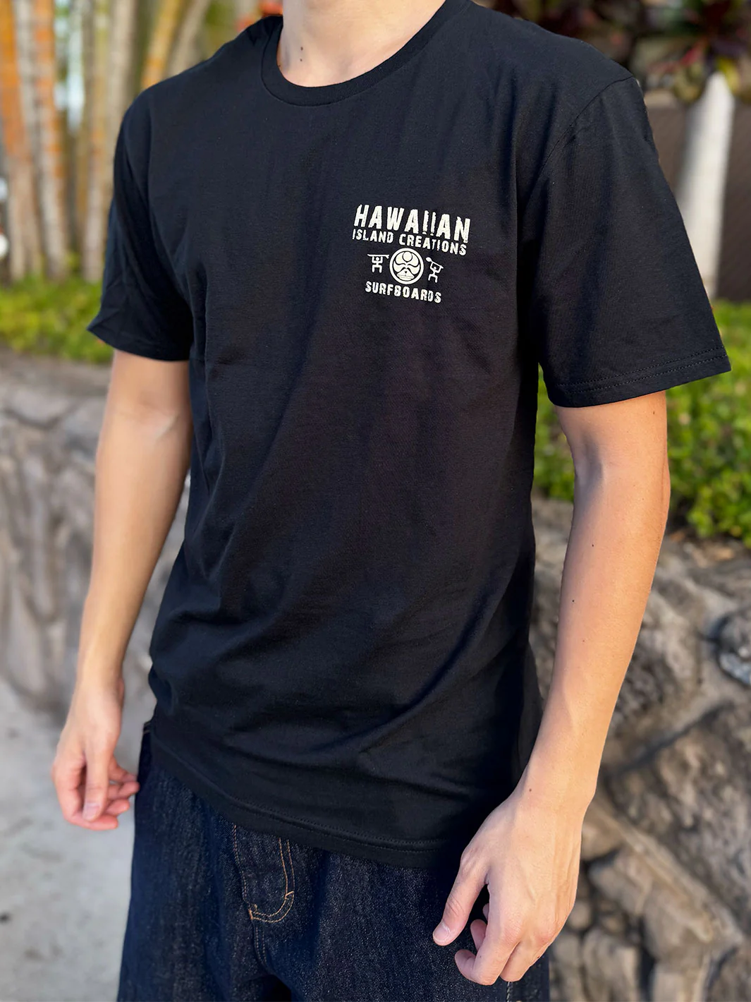 HIC PETRO SURF BIG BRADDAH TEE - BLACK - Image 2